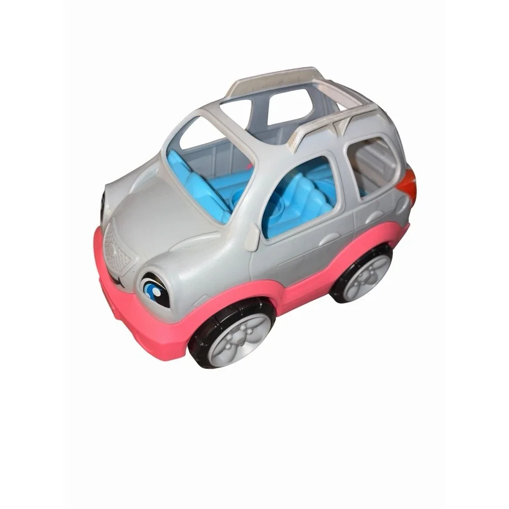 Fisher Price Little People SUV Kids Toy Car Gray Pink‎ Blue Vehicle Pretend Play